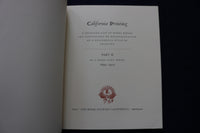 1984-1987 CALIFORNIA PRINTING - PARTS TWO & THREE - SOFTCOVER BOOKS - K 1750