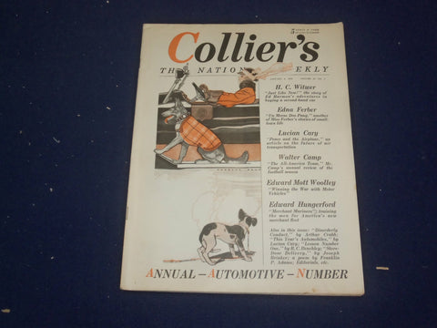 1919 JANAURY 4 COLLIER'S MAGAZINE - ANNUAL AUTOMOTIVE NUMBER - ST 6789