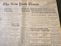 1921 DECEMBER 19 NEW YORK TIMES - HUGHES HAS HARVEY SEE BRIAND ON NAVY - NT 6143