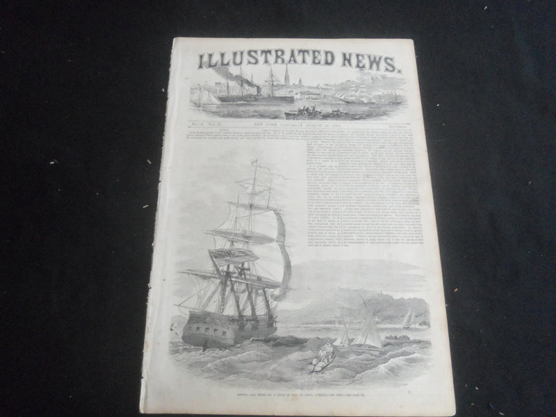 1853 AUGUST 20 ILLUSTRATED NEWS MAGAZINE - SMYRNA, ASIA MINOR - B 5531L