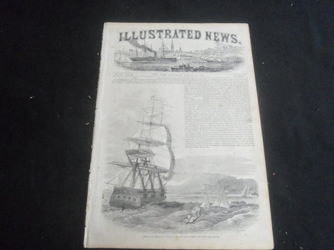 1853 AUGUST 20 ILLUSTRATED NEWS MAGAZINE - SMYRNA, ASIA MINOR - B 5531L