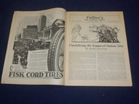 1919 FEBRUARY 1 COLLIER'S MAGAZINE -CRYSTALLIZING THE LEAGUE OF NATIONS- ST 6751