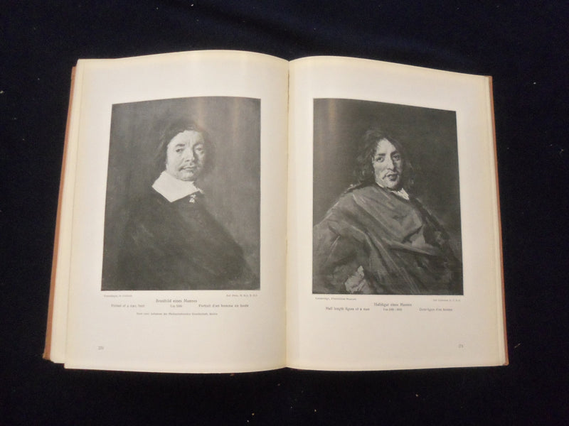 1921 FRANS HALS HARDCOVER BOOK - GERMAN TEXT - KD 8349