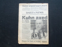 1982 NOVEMBER 2 NY DAILY NEWS NEWSPAPER - PULITZER TRIAL - KUHN AXED - NP 2469
