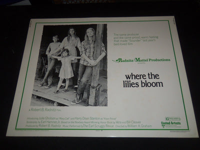 1973 WHERE THE LILIES BLOOM 1/2 SHEET MOVIE POSTER - JULIE GHOLSON - P 358