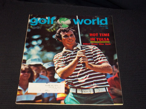 1977 JUNE 24 GOLF WORLD MAGAZINE - HUBERT GREEN FRONT COVER - E 6589