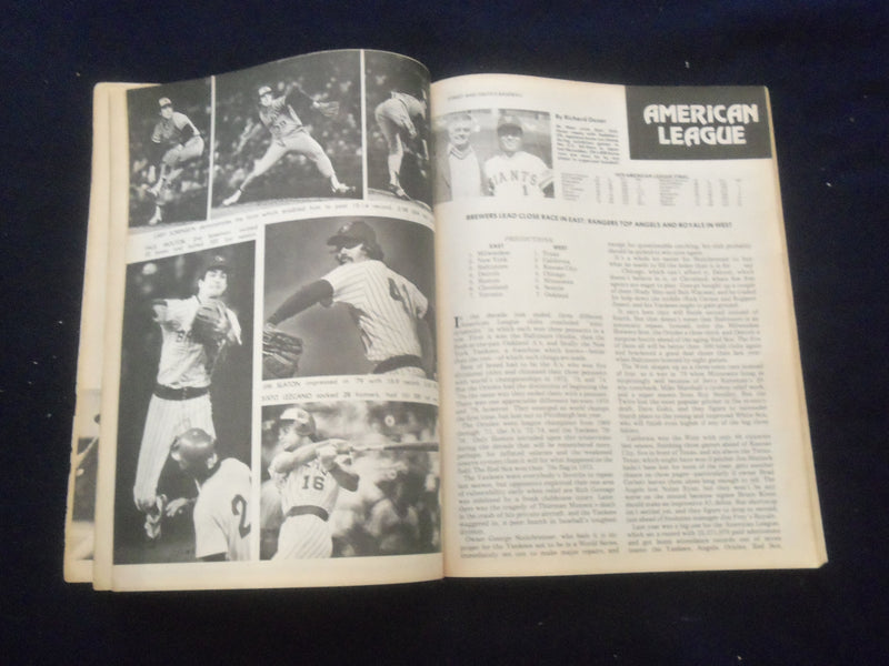 1980 STREET AND SMITH'S BASEBALL MAGAZINE - JOE NIEKRO COVER - SP 1523G