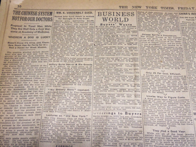 1917 JANUARY 5 NEW YORK TIMES - WILSON TO SEND NOTE TO POWERS - NT 8735