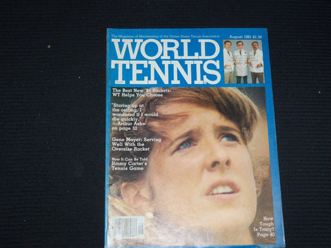 1981 AUGUST WORLD TENNIS MAGAZINE - TRACY AUSTIN COVER - ST 1004H