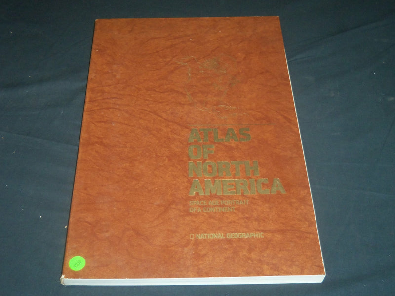 1985-1988 NATIONAL GEOGRAPHIC SOCEITY ATLAS LOT OF 4 GREAT COLOR MAPS - KD 664A