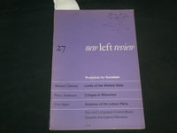 1964 SEPTEMBER/OCTOBER NEW LEFT REVIEW MAGAZINE - RICHARD TITMUSS - J 6800