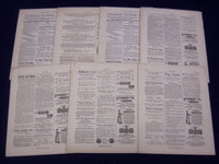 1883-1884 THE CRITIC MAGAZINE LOT OF 7 ISSUES - NICE REVIEWS & ARTICLES - WR 795