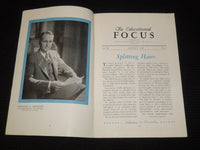 1936-1938 THE EDUCATIONAL FOCUS MAGAZINE LOT OF 3 ISSUES - K 2660