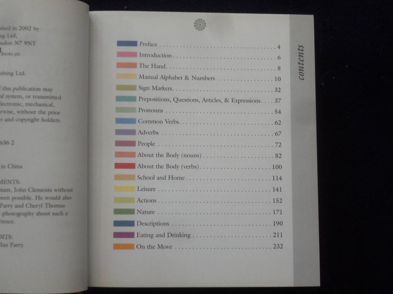 2002 THE ART OF SIGN LANGUAGE HARDCOVER BOOK BY CHRISTOPHER BROWN - KD 8784