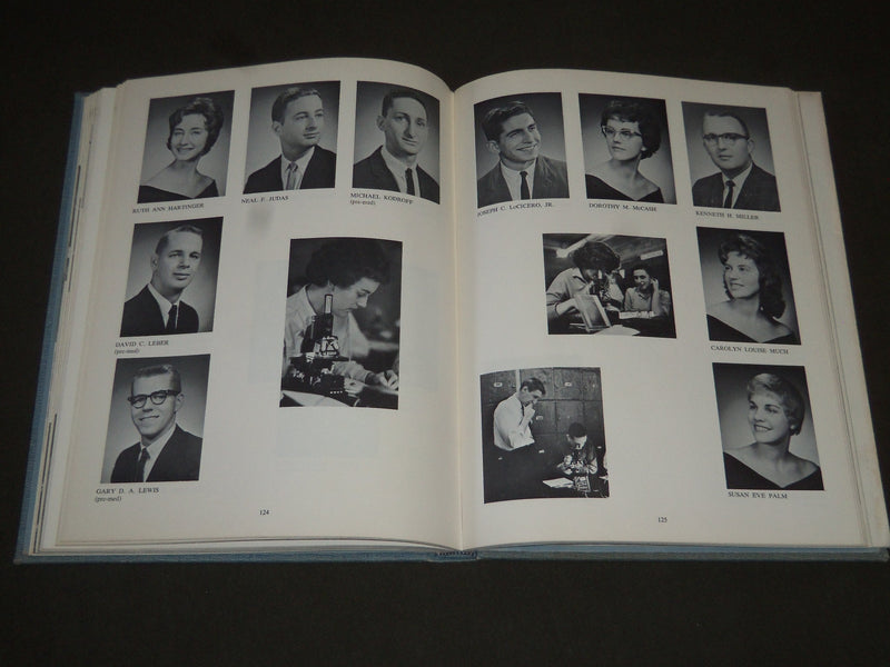 1963 THE CUE ALBRIGHT COLLEGE YEARBOOK - READING, PA - NICE PHOTOS - YB 980
