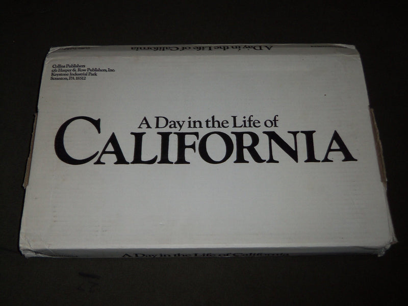 1988 A DAY IN THE LIFE OF CALIFORNIA BOOK IN ORIGINAL MAILING BOX - I 1592
