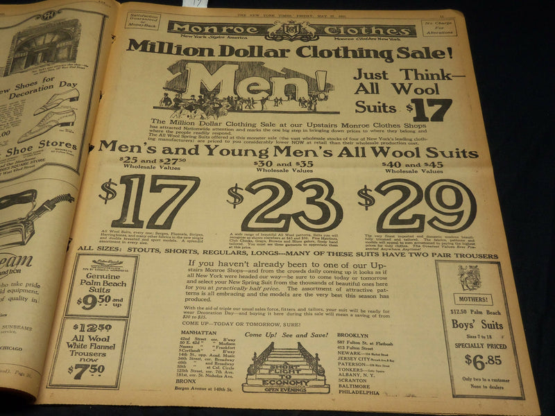 1921 MAY 27 NEW YORK TIMES - LAST AMERICAN OUT OF GOLF TOURNEY - NT 7856