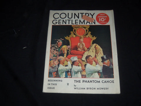 1935 JAN COUNTRY GENTLEMAN MAGAZINE - ILLUSTRATED COVER, STORIES & ADS - SP 7061