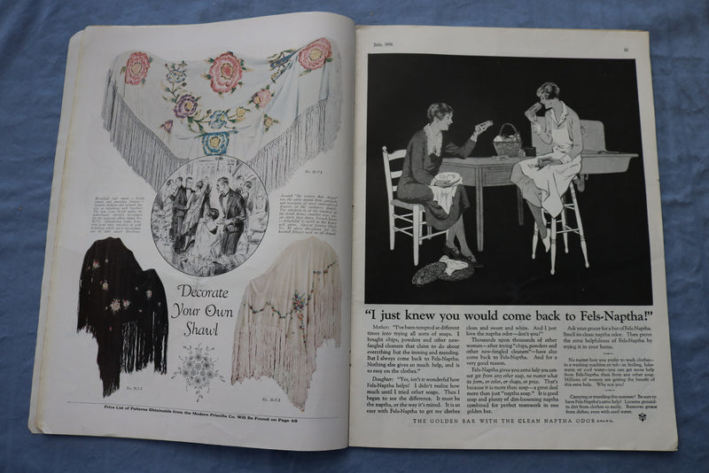 1926 JULY THE MODERN PRISCILLA MAGAZINE - ILLUSTRATIONS/STORIES/ADS - SP 4783A