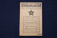 1933 APRIL THE COMMUNIST MONTHLY PERIODICAL - K 486