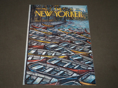 1965 OCTOBER 2 NEW YORKER MAGAZINE FRONT COVER ONLY - GREAT ART FOR FRAMING
