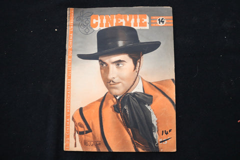 1947 JANUARY 28 CINEVIE MAGAZINE - TYRONE POWER COVER - E 25890
