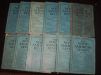 1921 NORTH AMERICAN REVIEW LOT OF 12 ISSUES - GREAT STORIES/ARTICLES - WR 1022