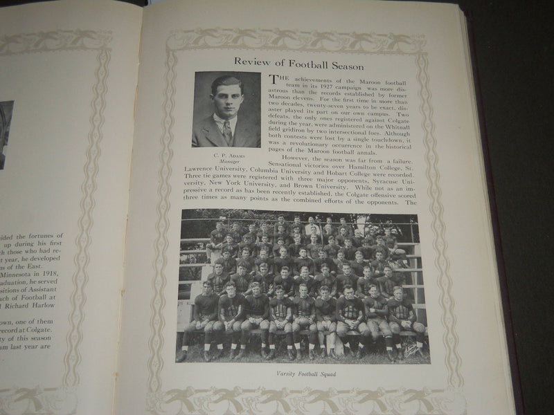 1929 SALMAGUNDI COLGATE UNIVERSITY YEARBOOK - HAMILTON NEW YORK - YB 1206