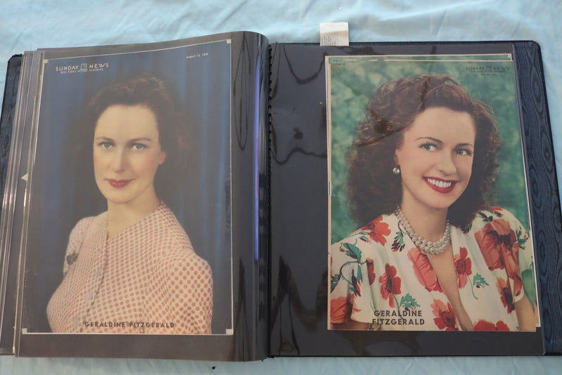 GIANT MOVIE STAR SCRAPBOOK - PAULETTE GODDARD - ALICE FAYE - #5