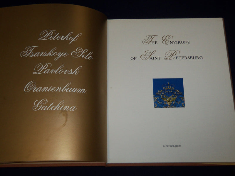 1997 THE ENVIRONS OF SAINT PETERSBURG HARDCOVER BOOK - NICE PHOTOS - I 346