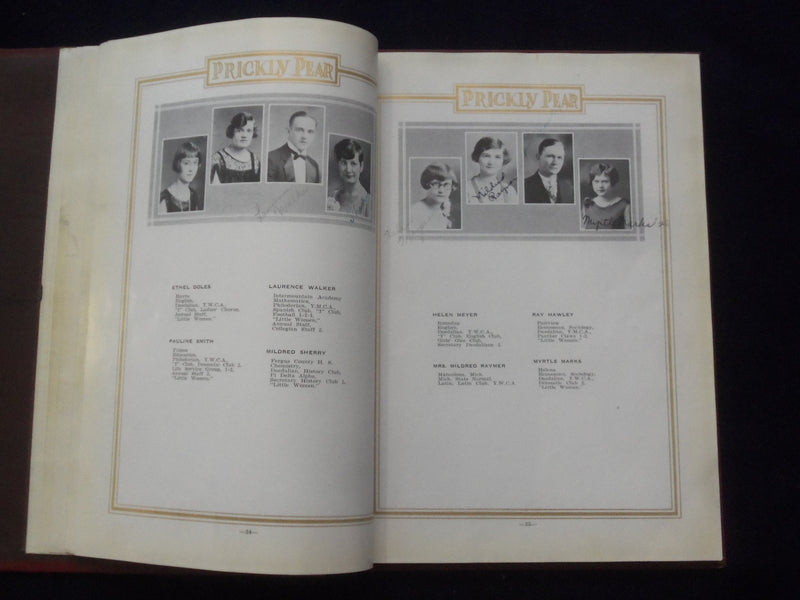 1927 THE PRICKLY PEAR INTERMOUNTAIN UNION COLLEGE YEARBOOK -HELENA, MT - YB 3115