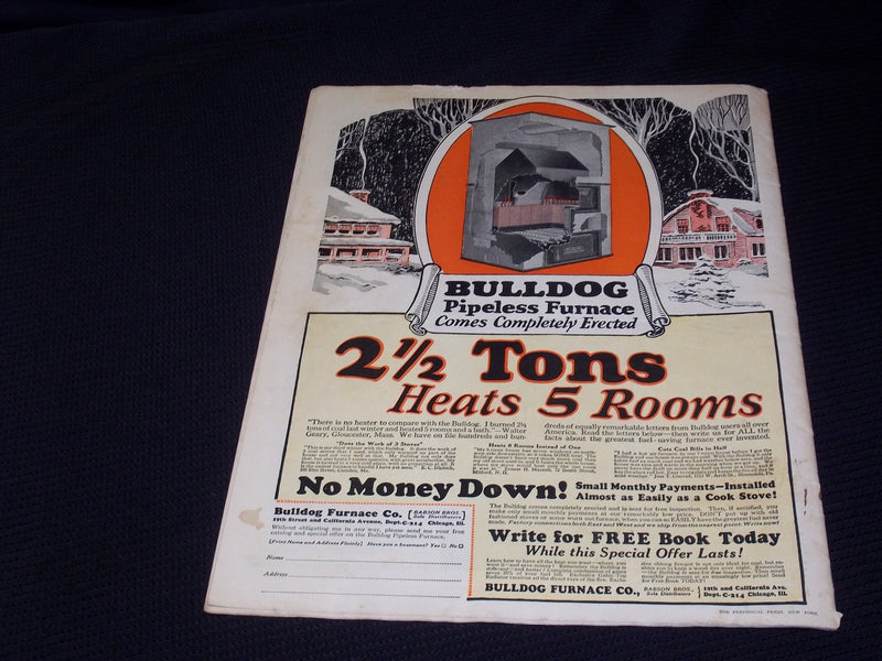 1927 AUGUST PEOPLE'S HOME JOURNAL MAGAZINE NICE ILLUSTRATED COVER ART - E 2768
