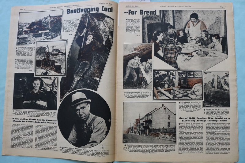 1938 MAR 20 SUNDAY MIRROR NEWSPAPER MAGAZINE SECTION-JEANETTE MACDONALD- NP 9075