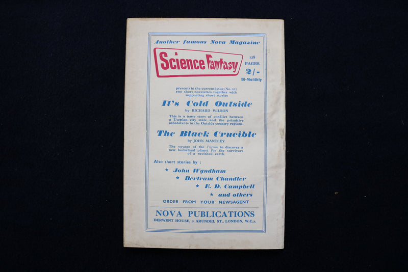 1957 APRIL NEW WORLDS SOFTCOVER DIGEST MAGAZINE - VOLUME 20, NUMBER 58 - K 430