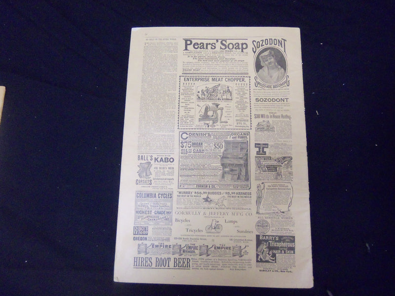 1890 APRIL LADIES' HOME JOURNAL MAGAZINE - GREAT ILLUSTRATIONS & ADS - ST 2336
