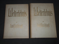 1928 WELTERLEBNIS BY RUDOLF MARIA HOLZAPFEL GERMAN VOLUME 1 & 2 - KD 4931
