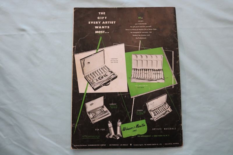 1953 DECEMBER AMERICAN ARTIST MAGAZINE - A GREAT ILLUSTRATION COVER - E 26592