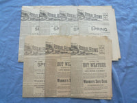 1891 THE AMERICAN RURAL HOME NEWSPAPER - LOT OF 7 - ROCHESTER, NEW YORK - NP 842