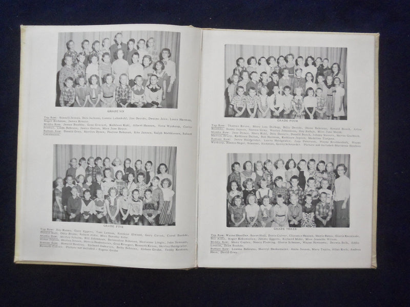 1954 THE MILESTONE MILES CONSOLIDATED SCHOOL YEARBOOK - MILES, IOWA - YB 3053