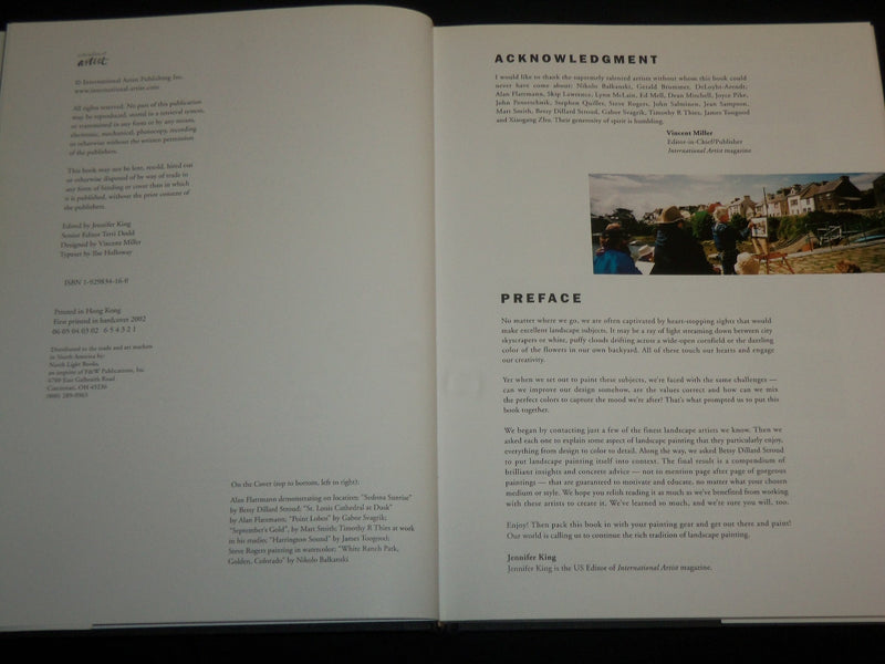 2002 EXPRESSING THE VISUAL LANGUAGE OF THE LANDSCAPE BOOK - NICE PHOTOS - I 2006