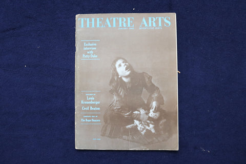 1960 JANUARY THEATRE ARTS MAGAZINE - PATTY DUKE COVER - E 19208