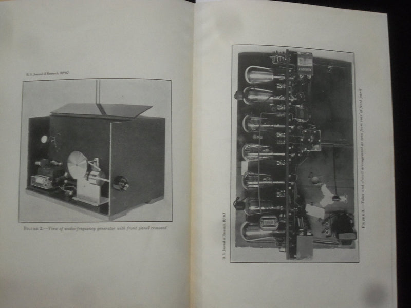 1931 AN IMPROVED AUDIO-FREQUENCY GENERATOR SOFTCOVER BOOK - E.G LAPHAM - J 9831