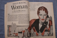 1932 JUNE COSMOPOLITAN MAGAZINE - HARRISON FISHER COVER - GREAT ADS - ST 1001T
