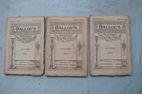 1892 BALLOU'S MONTHLY MAGAZINE - COMPLETE YEAR - LOT OF 12 - O 3976