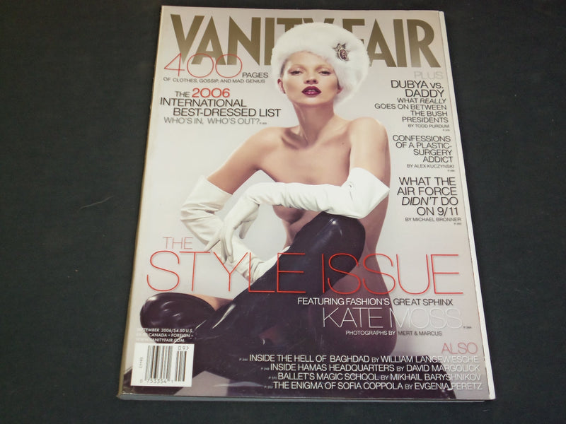 2006 SEPTEMBER VANITY FAIR MAGAZINE - KATE MOSS - SP 4980