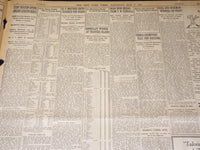1921 MAY 7 NEW YORK TIMES NEWSPAPER - AMERICA BACK IN ALLIED COUNCILS - NT 7843