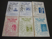 1896-1897 THE MIDLAND MONTHLY MAGAZINE LOT OF 14 ISSUES - NICE PHOTOS - WR 1284