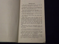 1940'S STATE OF CONNECTICUT MOTOR VEHICLE LAWS- ROBINS B. STOECKEL - K 2062