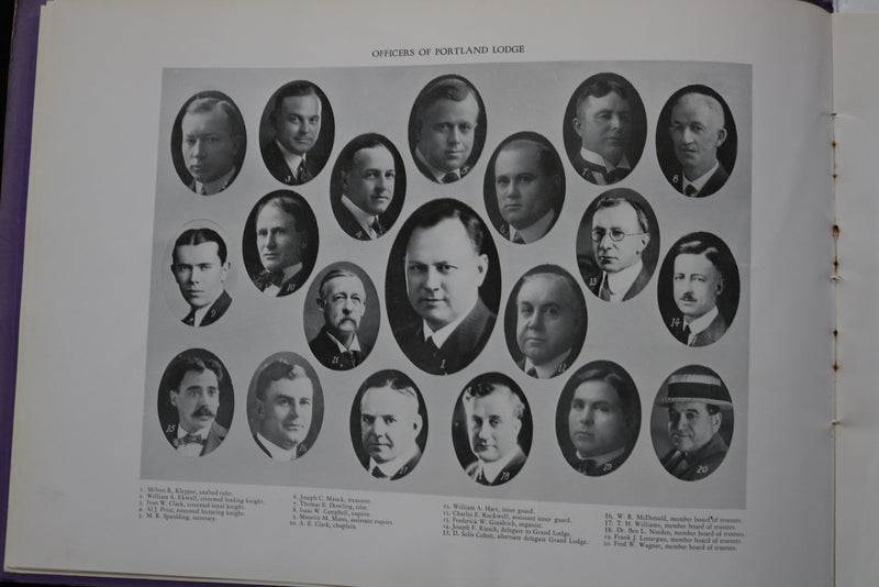 1924 61ST ELKS GRAND LODGE REUNION PROGRAM - PORTLAND, OREGON - K 2456