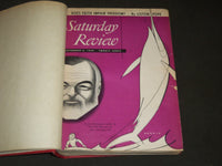 1952 SATURDAY REVIEW MAGAZINE BOUND VOLUME LOT OF 3 - COMPLETE YR - ADS - R 154